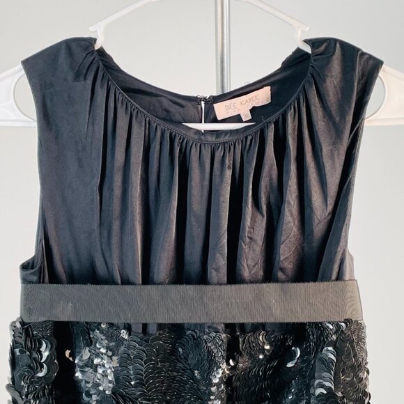 Dice Kayek Pink Label Black Sequin Dress Size 4 - Picture 3 of 11
